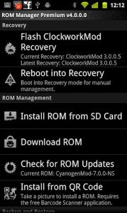 Rom Manager b