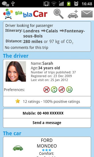 Blablacar Proposer Un Trajet Sans Autoroute BlaBlaCar: Une application pour le covoiturage - Android-Zone