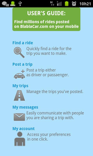 Blablacar Proposer Un Trajet Sans Autoroute BlaBlaCar: Une application pour le covoiturage - Android-Zone
