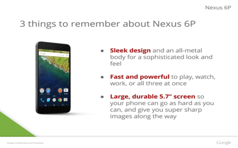 Le Nexus 6P en pré-vente b