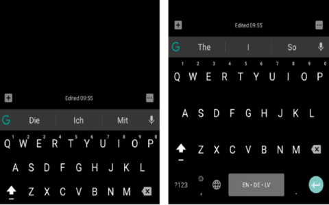 modifier la taille du clavier GBoard sur Android b