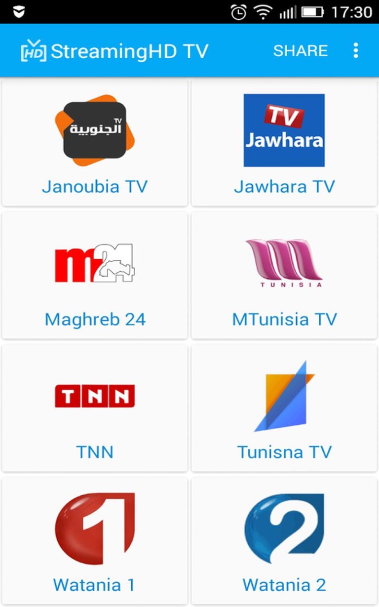 StreamingHD TV Chaînes tunisiennes sur Android