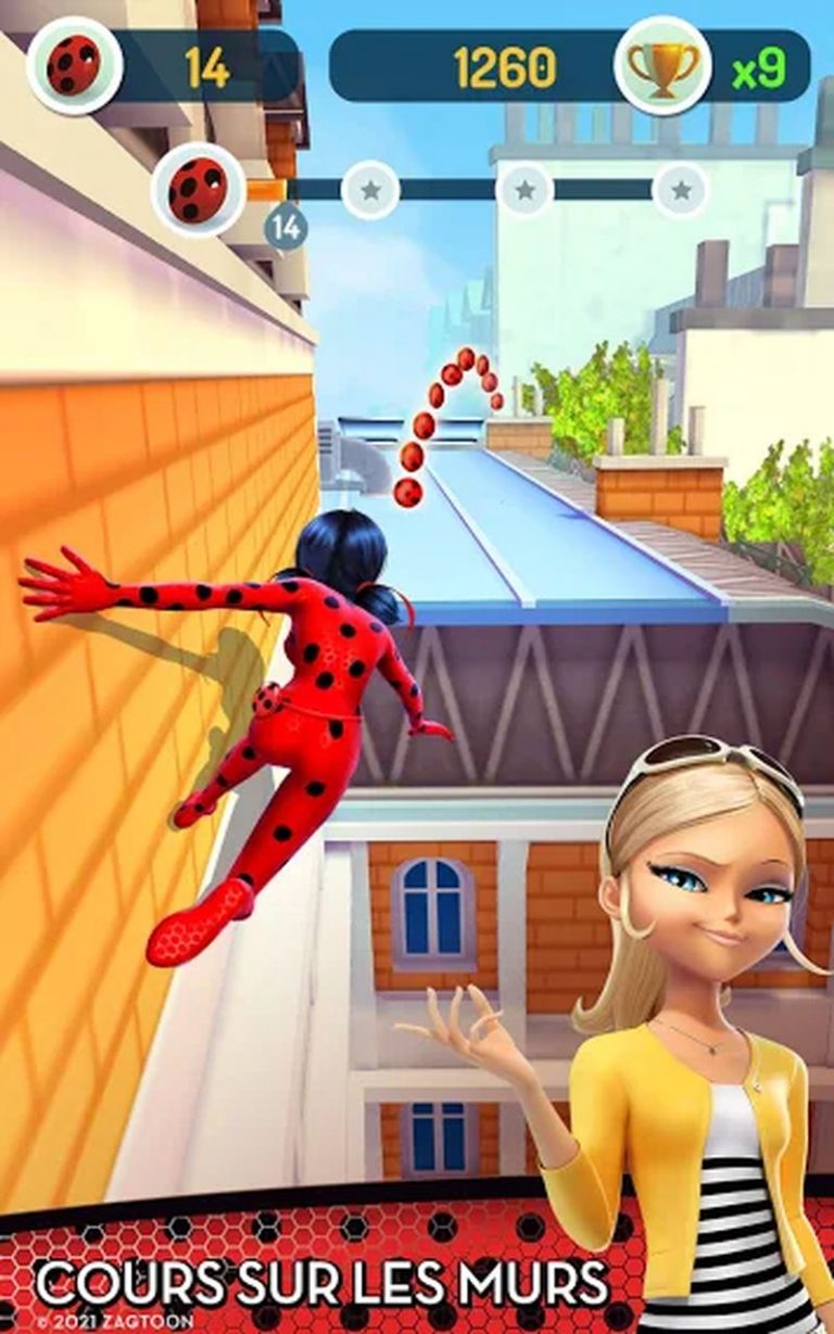 Test du running game Miraculous Ladybug & Chat Noir