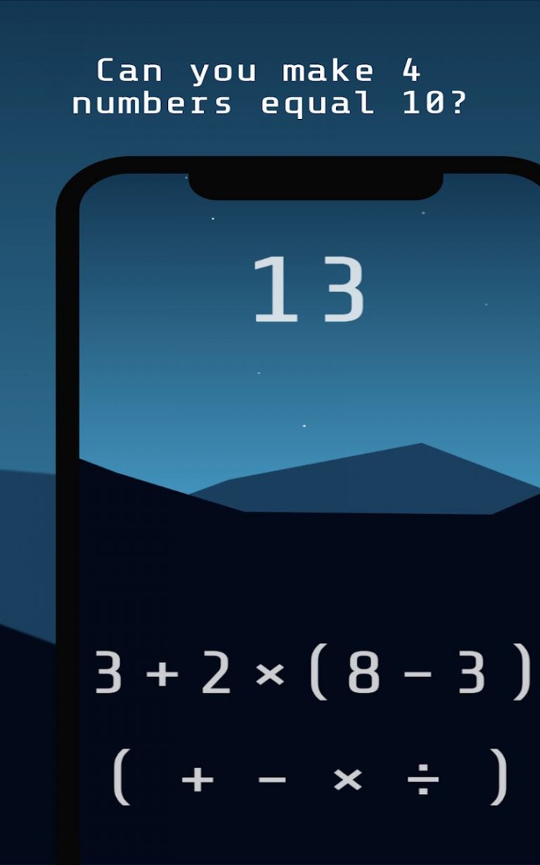 Jeu Math 4=10: jeu de maths pour vous amuser et progresser