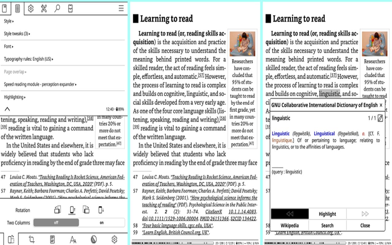 lecteur epub android opensource b az