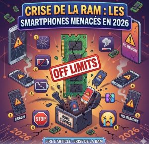 Lire la suite à propos de l’article Crise de la RAM : Les smartphones menacés en 2026