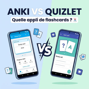 Lire la suite à propos de l’article Anki vs Quizlet : quelle appli de flashcards pour réviser ?