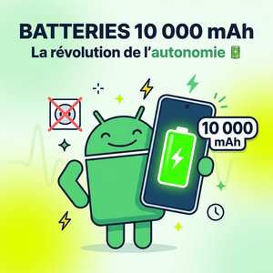 Lire la suite à propos de l’article Batteries 10 000 mAh : l&rsquo;autonomie explose sur Android