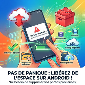 Lire la suite à propos de l’article Libérer de l&rsquo;espace sur Android : le guide complet