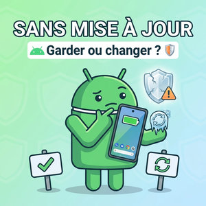 Lire la suite à propos de l’article Smartphone sans mise à jour : risques et solutions